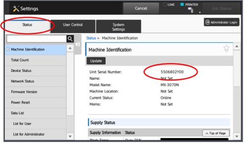 Service Record Sharp Sharp Customer Portal